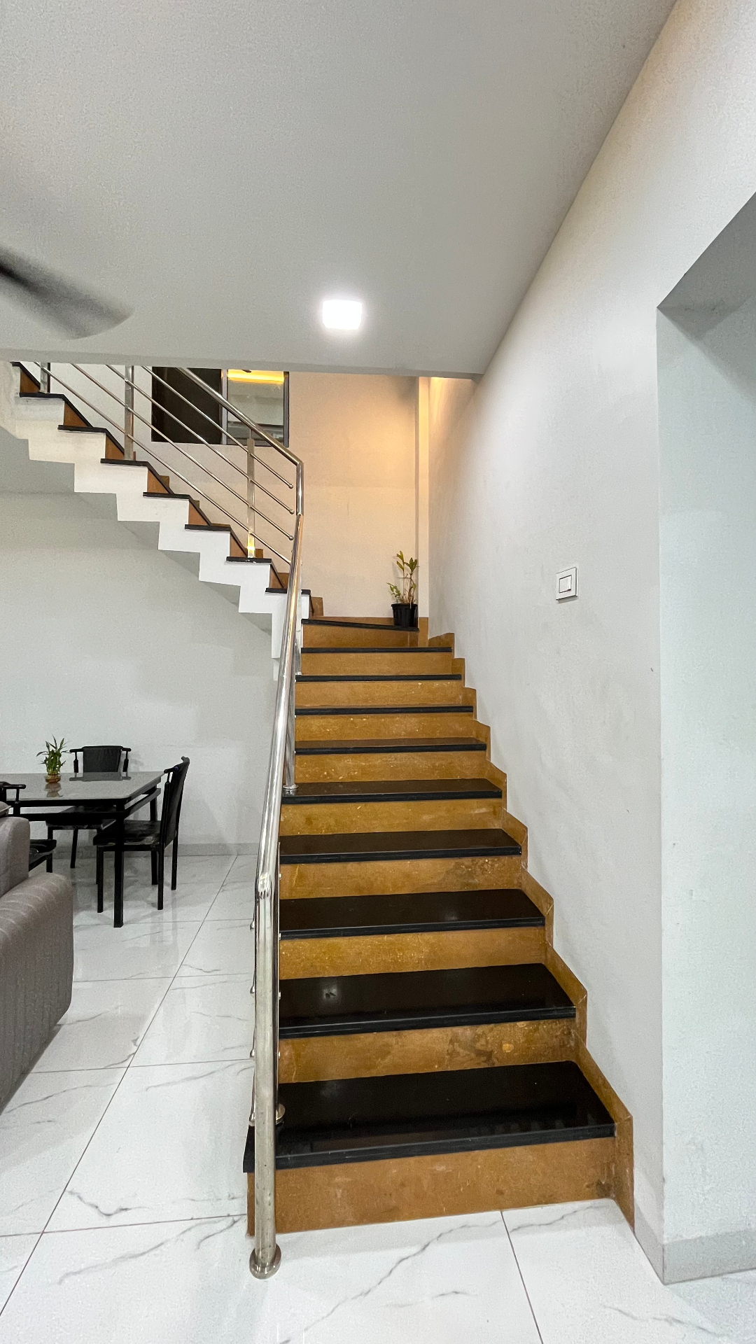 Marble staircase